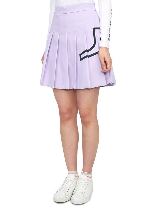 Naomi Pleated Skirt Lavender - J.LINDEBERG - BALAAN 3