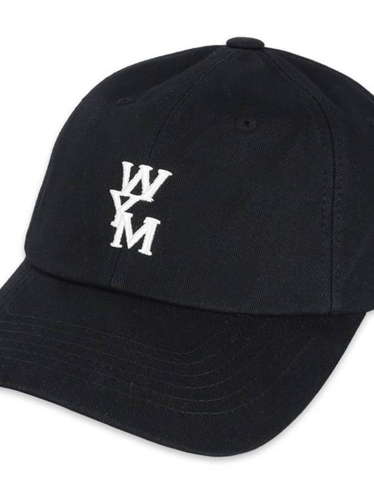 Wooyoungmi Men s WYM Logo Ball Cap Hat Black W241AC51661B - CELINE - BALAAN 2