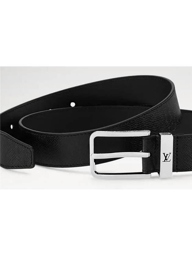 Pont Neuf 35MM Leather Belt Black - LOUIS VUITTON - BALAAN 4