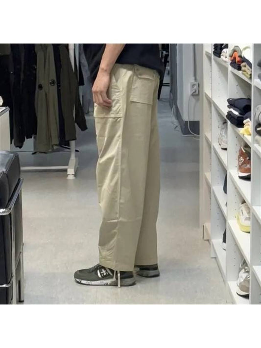 wide fit cargo pants beige - TEN C - BALAAN 2