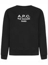 Women's Tina Logo Sweat Sweatshirt Black - A.P.C. - BALAAN 2