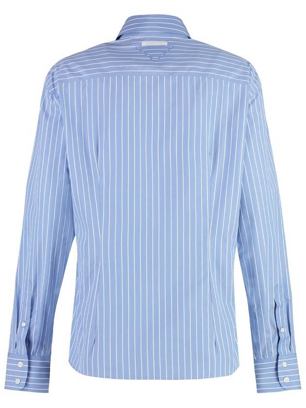 Prada Striped Cotton Shirt - PRADA - BALAAN 2