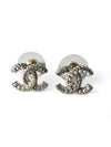 CC Logo Stone Pearl Earrings Gold - CHANEL - BALAAN 5