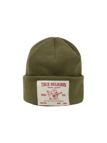 True Religion Go Home Beanie Khaki - TRUE RELIGION - BALAAN 1