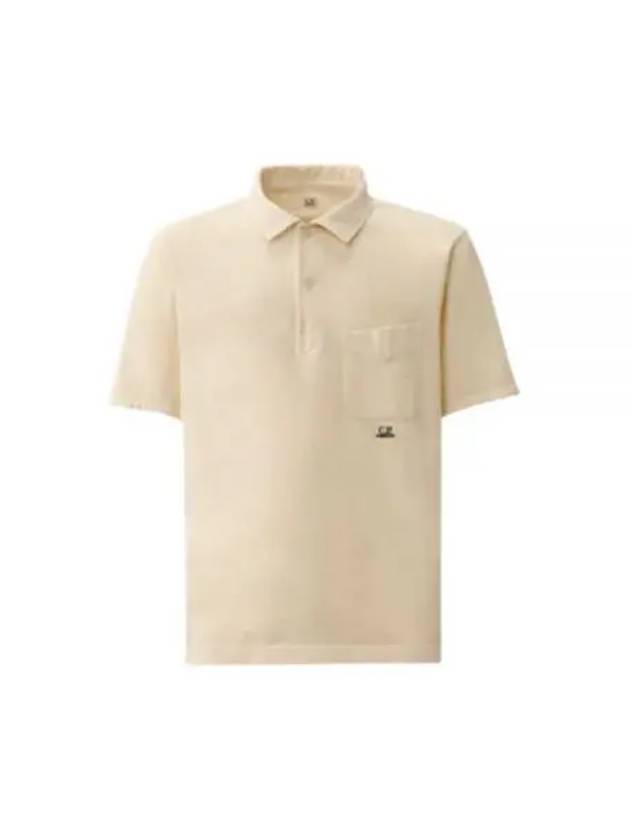 Pocket Polo Shirt Sand - CP COMPANY - BALAAN 2