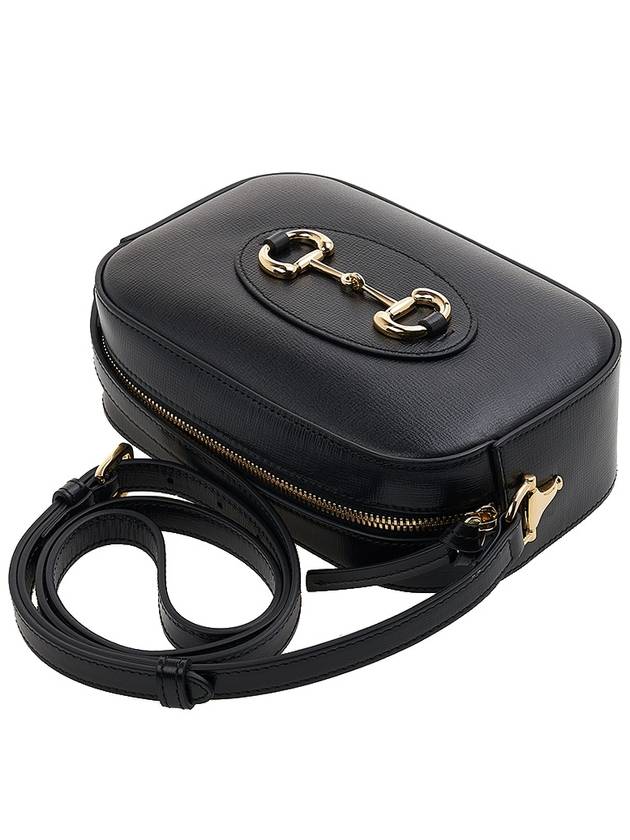 Horsebit 1955 Small Shoulder Bag Black - GUCCI - BALAAN 5