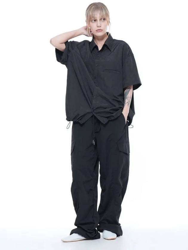 Women s NPCP BK Nylon Parachute Cargo Pants Black - CHANCE'S NOI - BALAAN 5