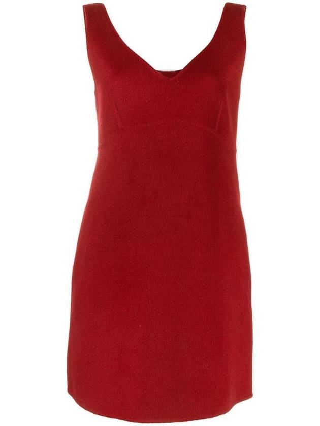 P.A.R.O.S.H. Wool V-Neck Dress - P.A.R.O.S.H. - BALAAN 1