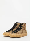 Maxi GG Canvas High Top Sneakers Camel - GUCCI - BALAAN 8