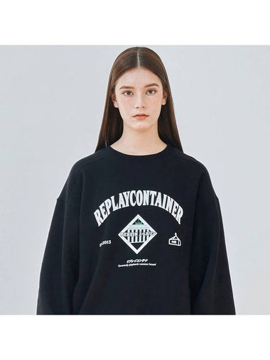 RC city crewneck BERLIN black - REPLAYCONTAINER - BALAAN 1