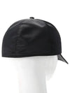 V Embroidered Logo Nylon Ball Cap Black - VALENTINO - BALAAN 4