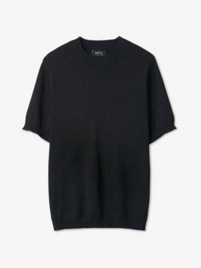 Calypso Crew Neck Knit Top Black - A.P.C. - BALAAN 2