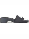 Rubber Slippers Black - BALENCIAGA - BALAAN 2