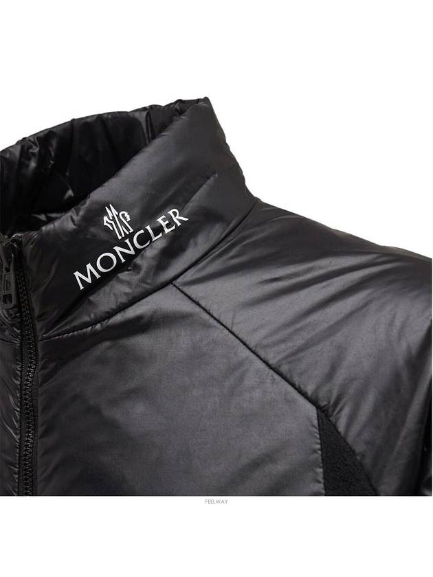 1A00085 53A3X 999 Men's VITARI Glossy Black Jacket - MONCLER - BALAAN 5