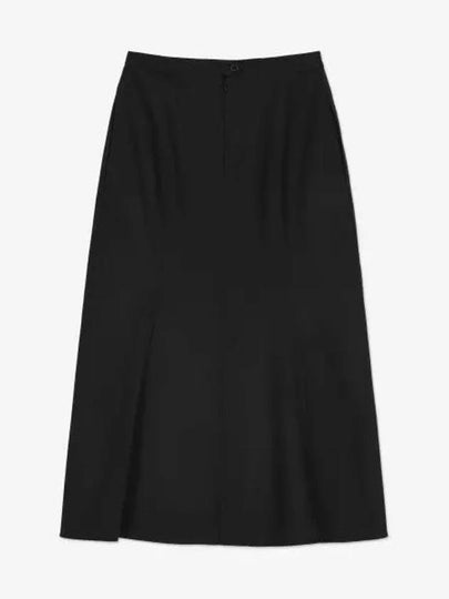 Wool Long Pencil Skirt Black - THE ROW - BALAAN 2