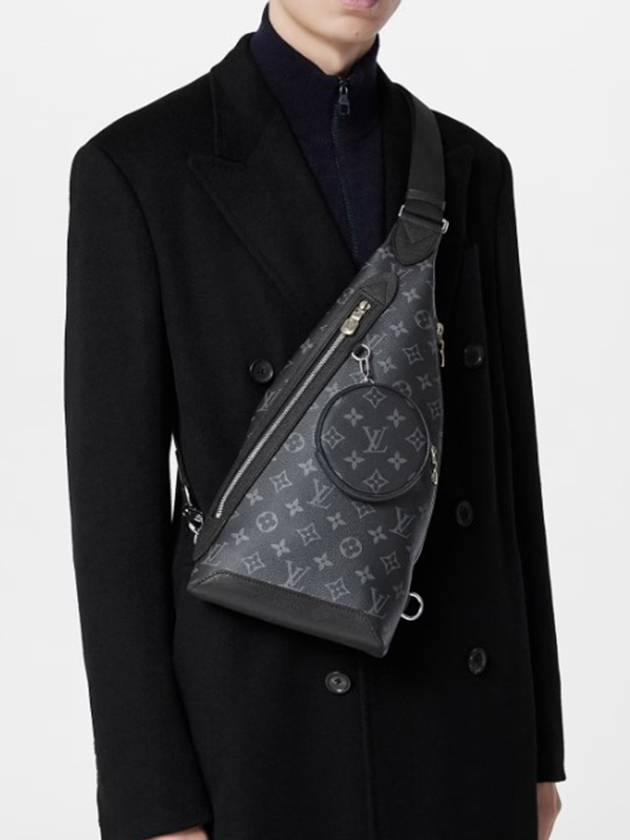 Duo Monogram Sling Bag Black - LOUIS VUITTON - BALAAN 6