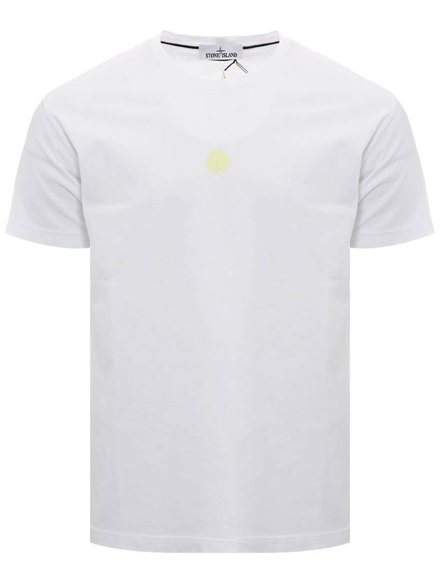 STONE ISLAND Men's Solar Eclipse Two Short Sleeve T-Shirt White 76152NS97 V0001 - STONE ISLAND - BALAAN