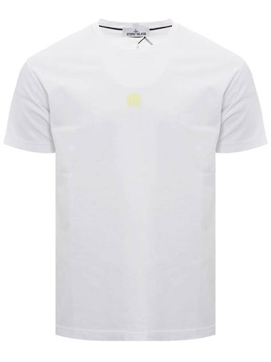 Solar Eclipse Short Sleeve T-Shirt White - STONE ISLAND - BALAAN 1