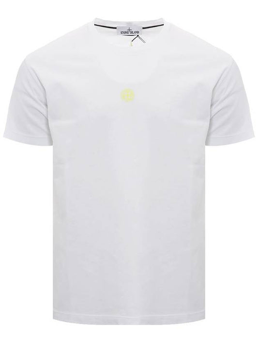 Solar Eclipse Short Sleeve T-Shirt White - STONE ISLAND - BALAAN 1