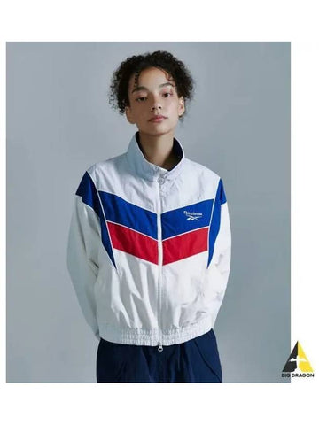 Heritage Crop Windbreaker Women White - REEBOK - BALAAN 1