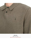 Staten Men's Collar Knit MK130X SPLINTER BROWN - ALLSAINTS - BALAAN 6