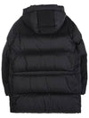 Logo Applique Nylon Puffer Coat Black - BURBERRY - BALAAN 3