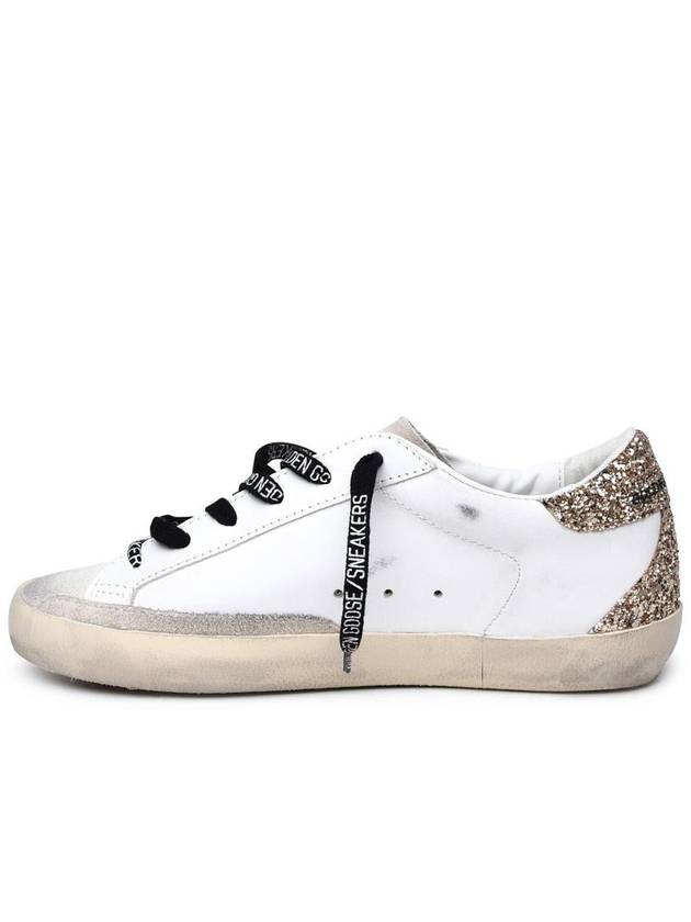 Super-Star Glittered Sneakers White - GOLDEN GOOSE - BALAAN 4