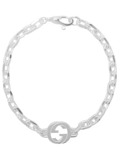 Interlocking GG Chain Bracelet Silver - GUCCI - BALAAN 2