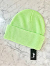 Graffiti Tall Beanie Lime - STUSSY - BALAAN 3