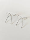 Bow Bow Earrings Silver - ELYONA - BALAAN 4