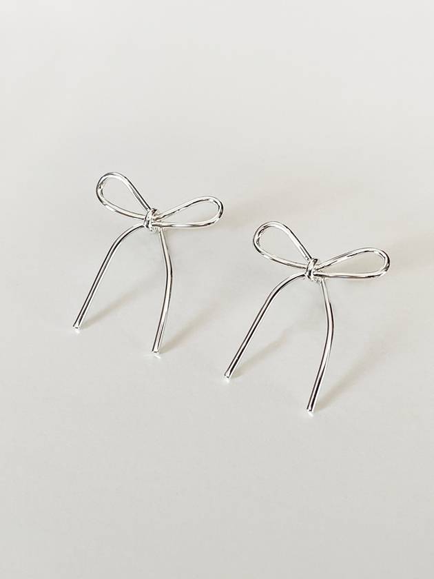 Bow Bow Earrings Silver - ELYONA - BALAAN 4