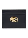 Women's Pegasus Logo Card Wallet Black - ETRO - BALAAN 1