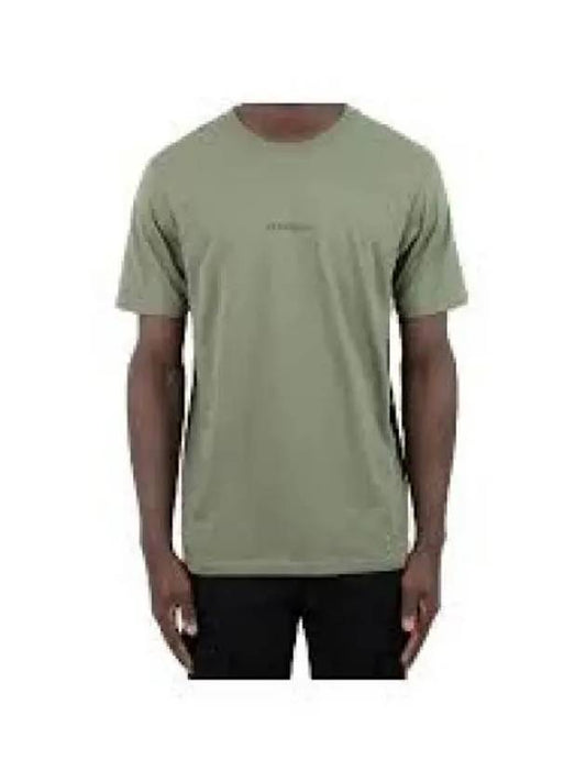Center Logo T-Shirt Bronze Green 14CMTS048A 006011W 648 - CP COMPANY - BALAAN 2