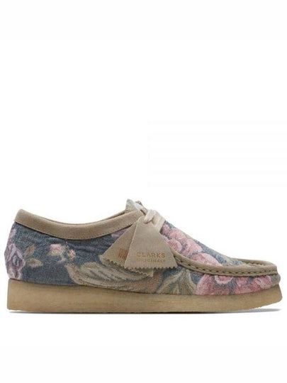 Wallabee Print Loafers Grey Floral - CLARKS - BALAAN 2