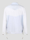 Couture Zipped Long Sleeve Shirt Blue - DIOR - BALAAN 3