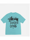 Tough Gear Short Sleeve T-Shirt Ocean - STUSSY - BALAAN 4