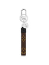 Monogram Slim Dragonne Bag Charm Key Holder Brown - LOUIS VUITTON - BALAAN 1