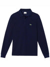 Men's Original Cotton Long Sleeve Polo Shirt Navy - LACOSTE - BALAAN 4