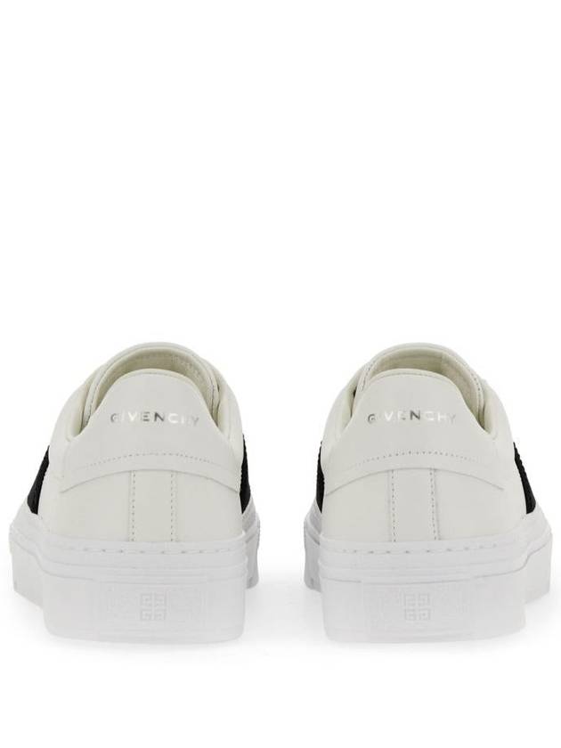 City Banding Logo Low Top Sneakers White - GIVENCHY - BALAAN 4