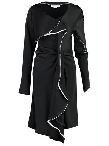 Victoria Beckham Viscose Dress - VICTORIA BECKHAM - BALAAN 1