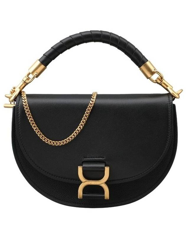 Marcie Leather Shoulder Bag Black - CHLOE - BALAAN 2