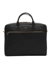 Shiny Grain Leather Brief Case Black - TOM FORD - BALAAN 1