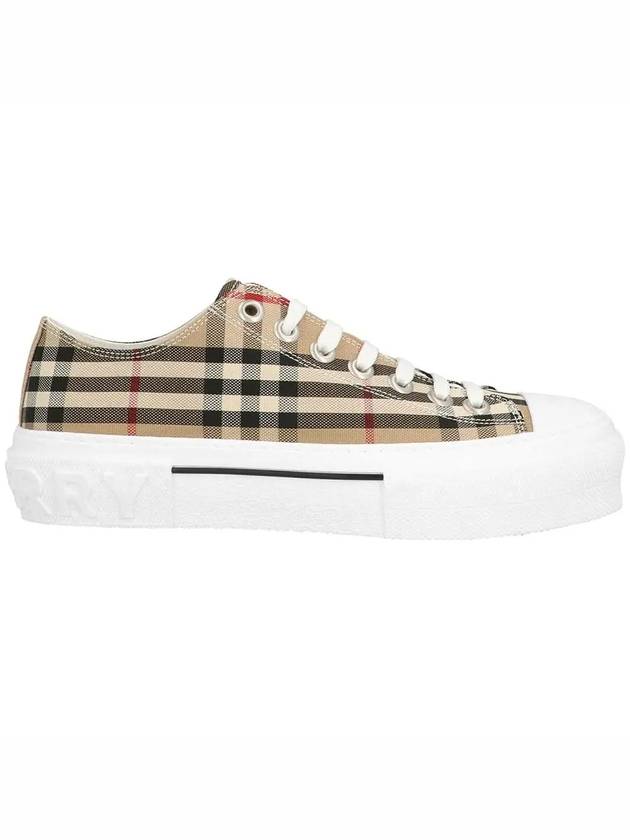 Vintage Check Cotton Sneakers Archive Beige - BURBERRY - BALAAN 3