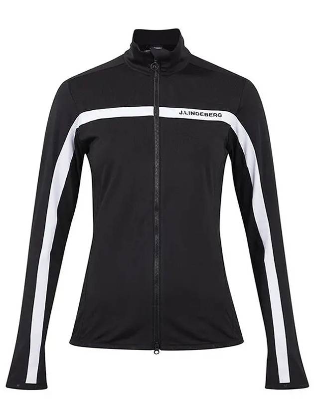 Janice Full Zip-up Jacket Black - J.LINDEBERG - BALAAN 2