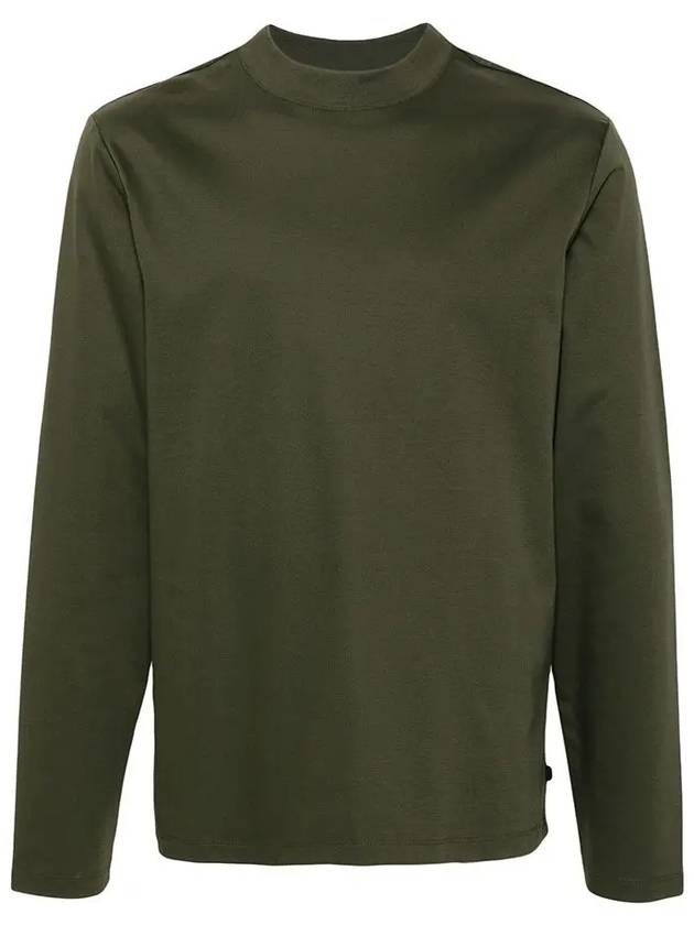 Ace Mock Neck Long Sleeve T-Shirt Forest Green - J.LINDEBERG - BALAAN 3