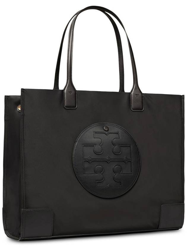 Ella Large Nylon Tote Bag Black - TORY BURCH - BALAAN 4