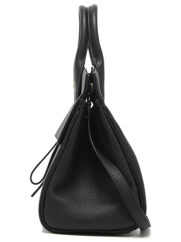 Studio Small Tote Bag Black - SALVATORE FERRAGAMO - BALAAN 3