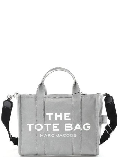 Logo Medium Canvas Tote Bag Grey - MARC JACOBS - BALAAN 2