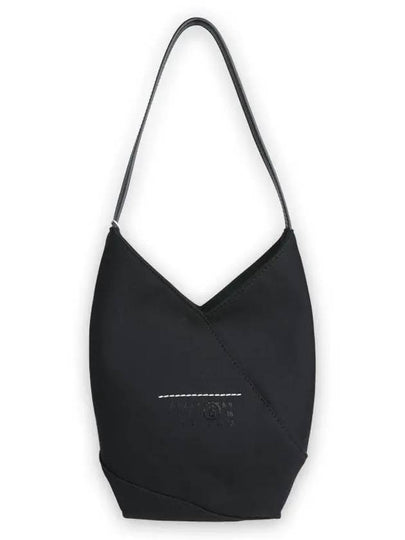 Women's Japanese Satin Shoulder Bag Black - MAISON MARGIELA - BALAAN 2