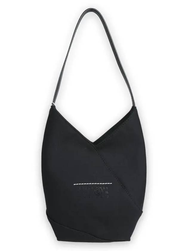 Women's Japanese Satin Shoulder Bag Black - MAISON MARGIELA - BALAAN 3